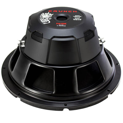 Crunch 600W 12" PZX Series Dual 4 Ohm 88 dB Voice Coil Car Subwoofer | PZX12D4