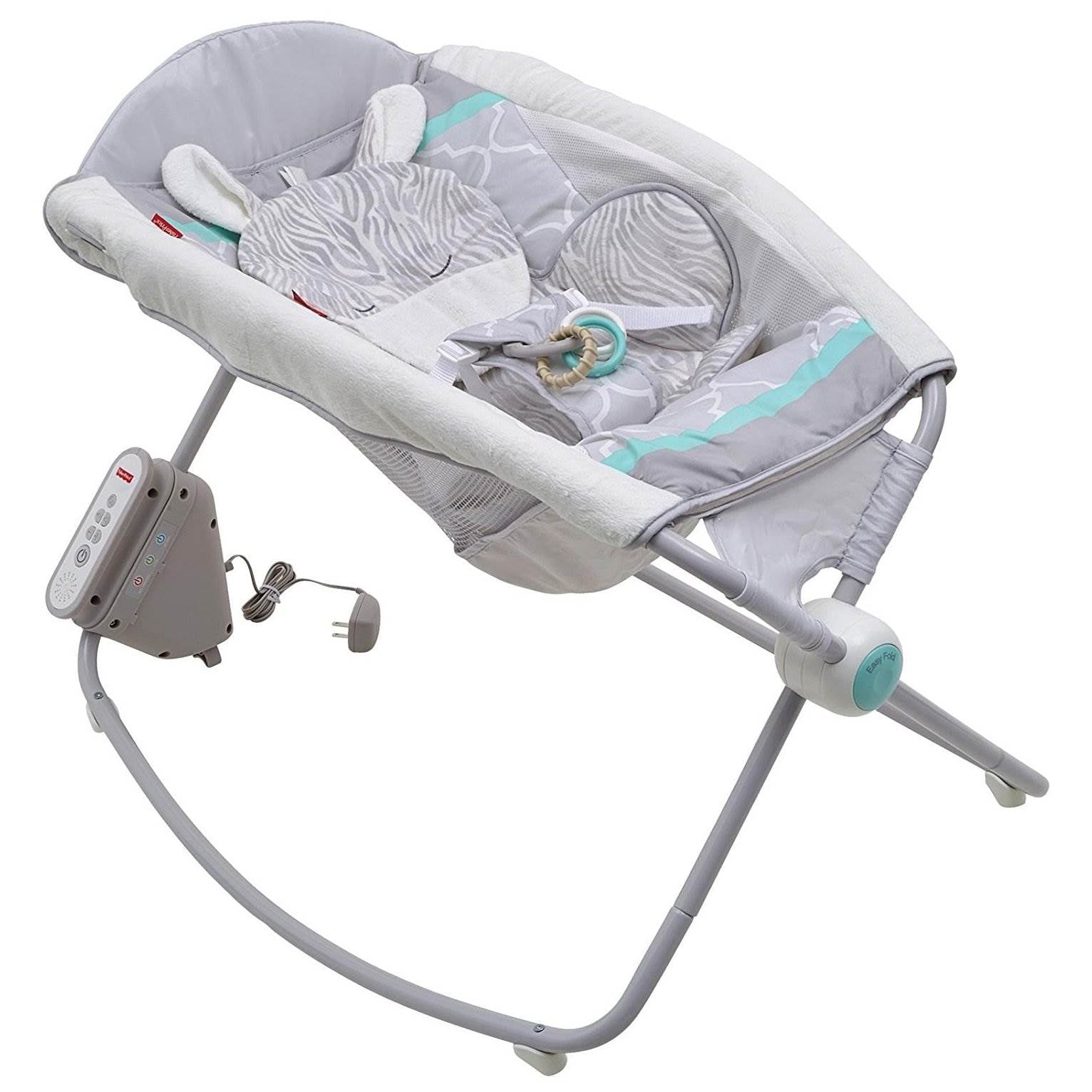 Fisher Price Safari Dreams Deluxe Singing Auto Rock n Play Sleeper (Open Box)