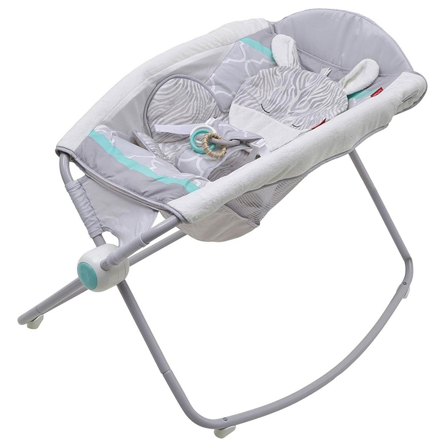 Fisher Price Safari Dreams Deluxe Singing Auto Rock n Play Sleeper (Open Box)