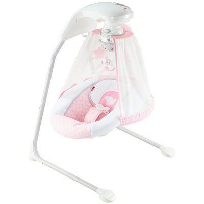 Fisher Price Starlight 6 Speed Singing Cradle 'n Swing with Baby Mobile (Used)