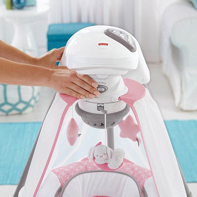 Fisher Price Starlight 6 Speed Singing Cradle 'n Swing with Baby Mobile (Used)