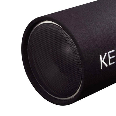 Kenwood 12" 1200W Cylindrical Subwoofer & 2 Channel 85W Car Amplifier (Open Box)