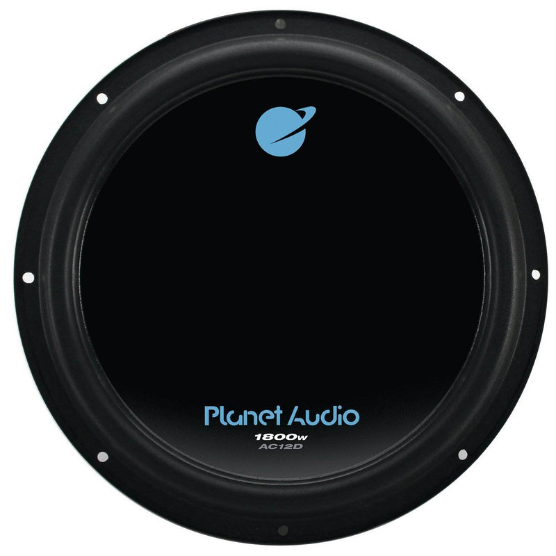 Planet Audio 1800W Subwoofer with 1500W Amplifier,  Amp Kit & Q-Power Enclosure