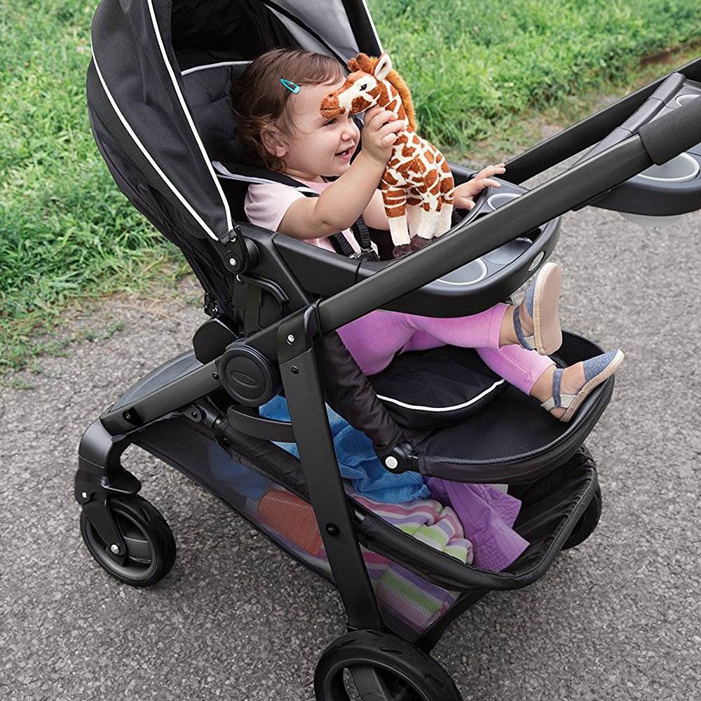 Graco Modes Click Connect Car Seat System Compatible Stroller, Solar (Open Box)