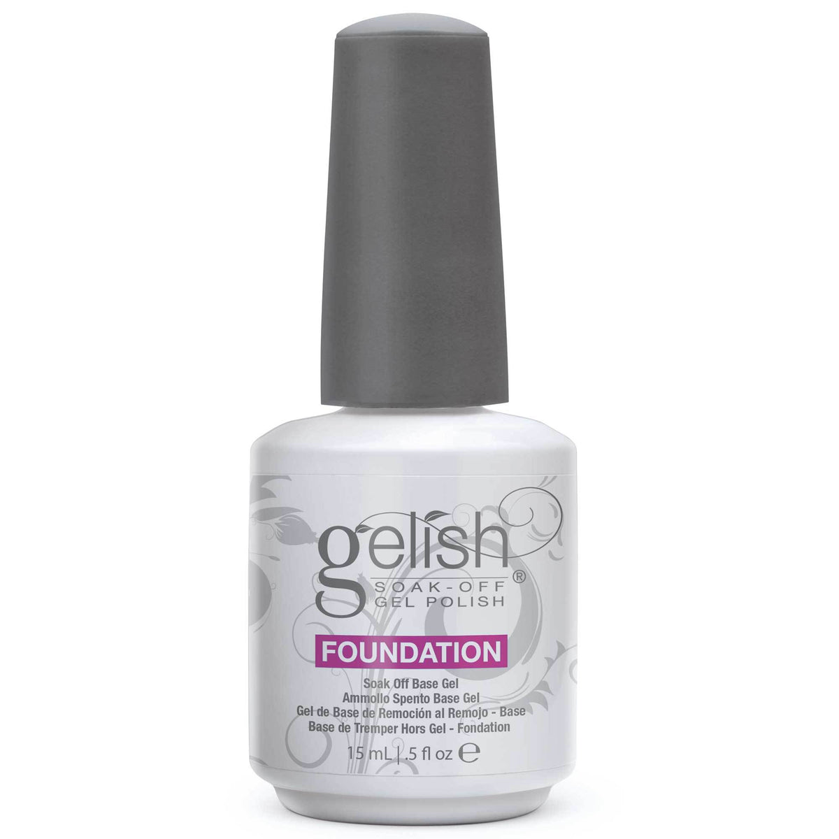 Gelish Soak-Off Foundation Base, Top Sealer, and 3 Mini Bottles of Gel Polish