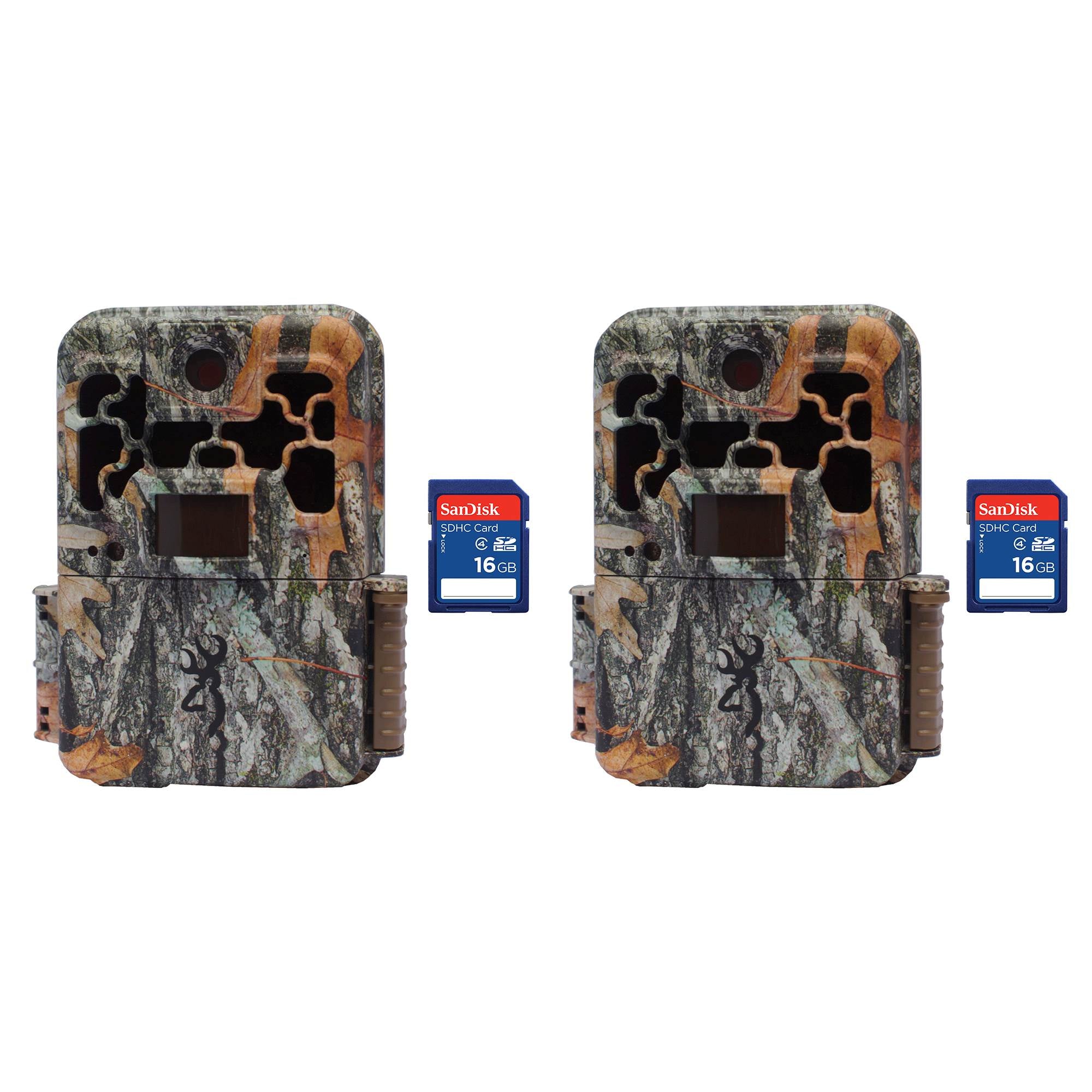 Browning Trail Cameras Spec Ops FHD Extreme 20MP Game Camera, 2 Pack & SD Cards