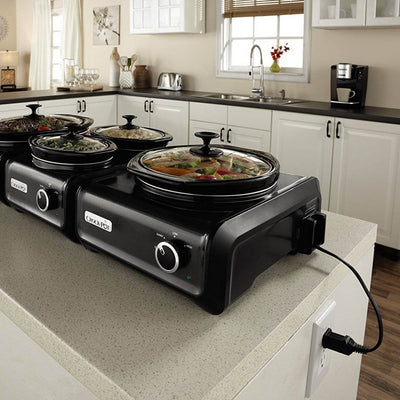 Crock-Pot Hook Up 2-Quart Connectable Entertaining Slow Cooker (Missing Lid) - VMInnovations