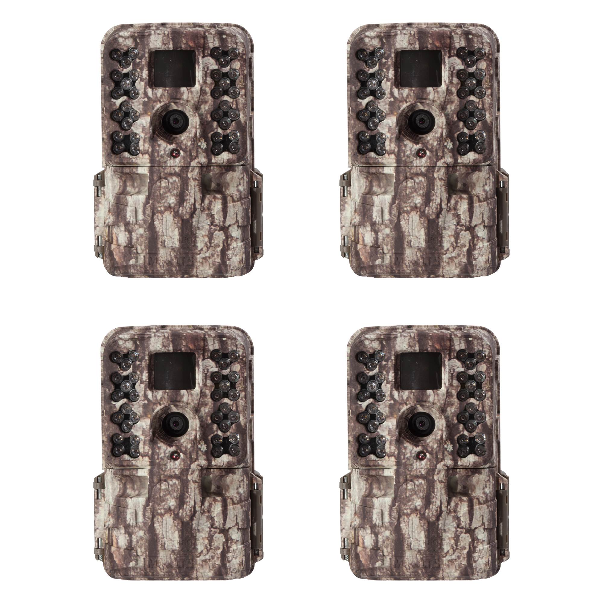 Moultrie M-40 16MP 80' FHD Video Infrared Game Trail Camera, 4 Pack | MCG-13181