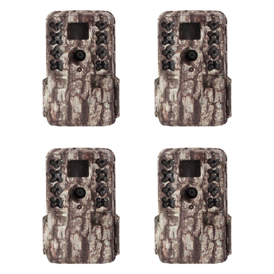 Moultrie M-40 16MP 80' FHD Video Infrared Game Trail Camera, 4 Pack | MCG-13181