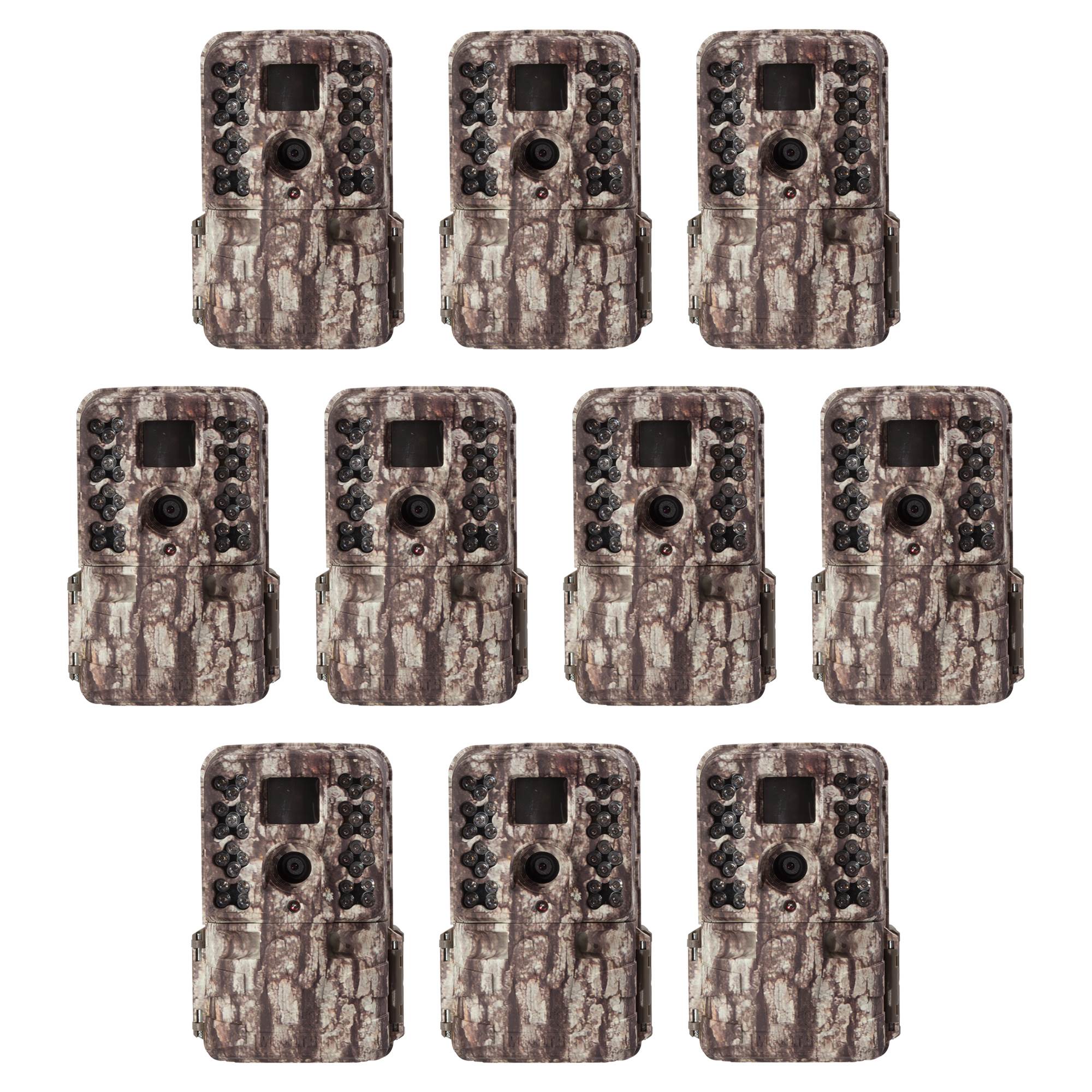 Moultrie M-40 16MP 80' FHD Video Infrared Game Trail Camera, 10 Pack | MCG-13181