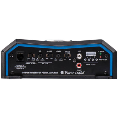 Planet Audio Pulse 1500W Monoblock Class AB MOSFET Amplifier w/ Remote(Open Box)