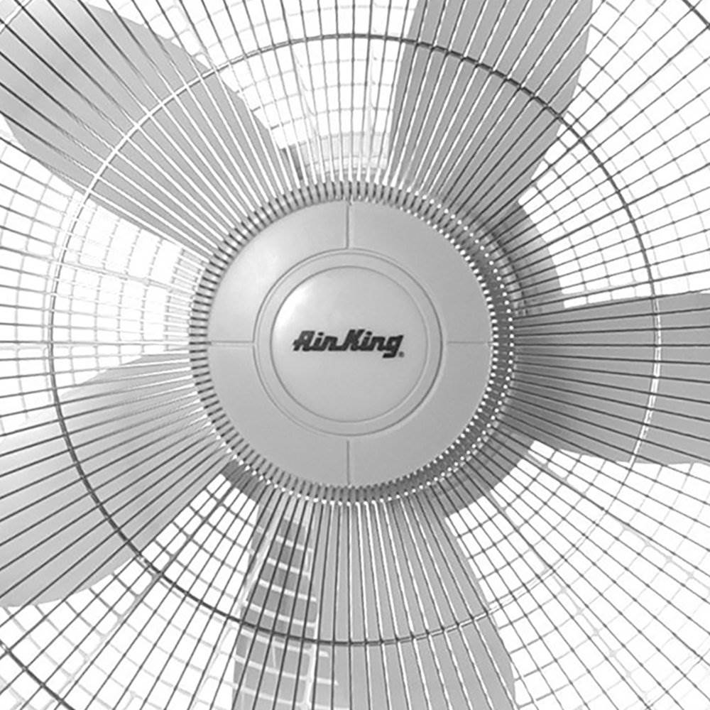 Air King 18" Blade 3-Speed 1/20 HP Quiet Oscillating Wall-Mount Fan (4 Pack)