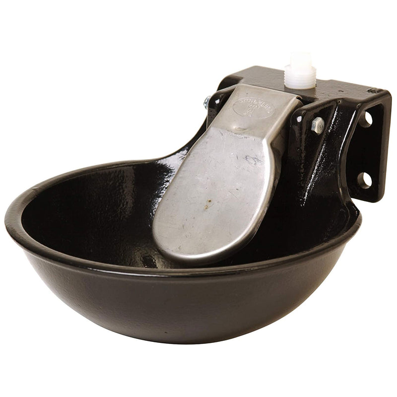 Little Giant 77 Cast Iron Automatic Stock Waterer for Horses and Cattle, Black
