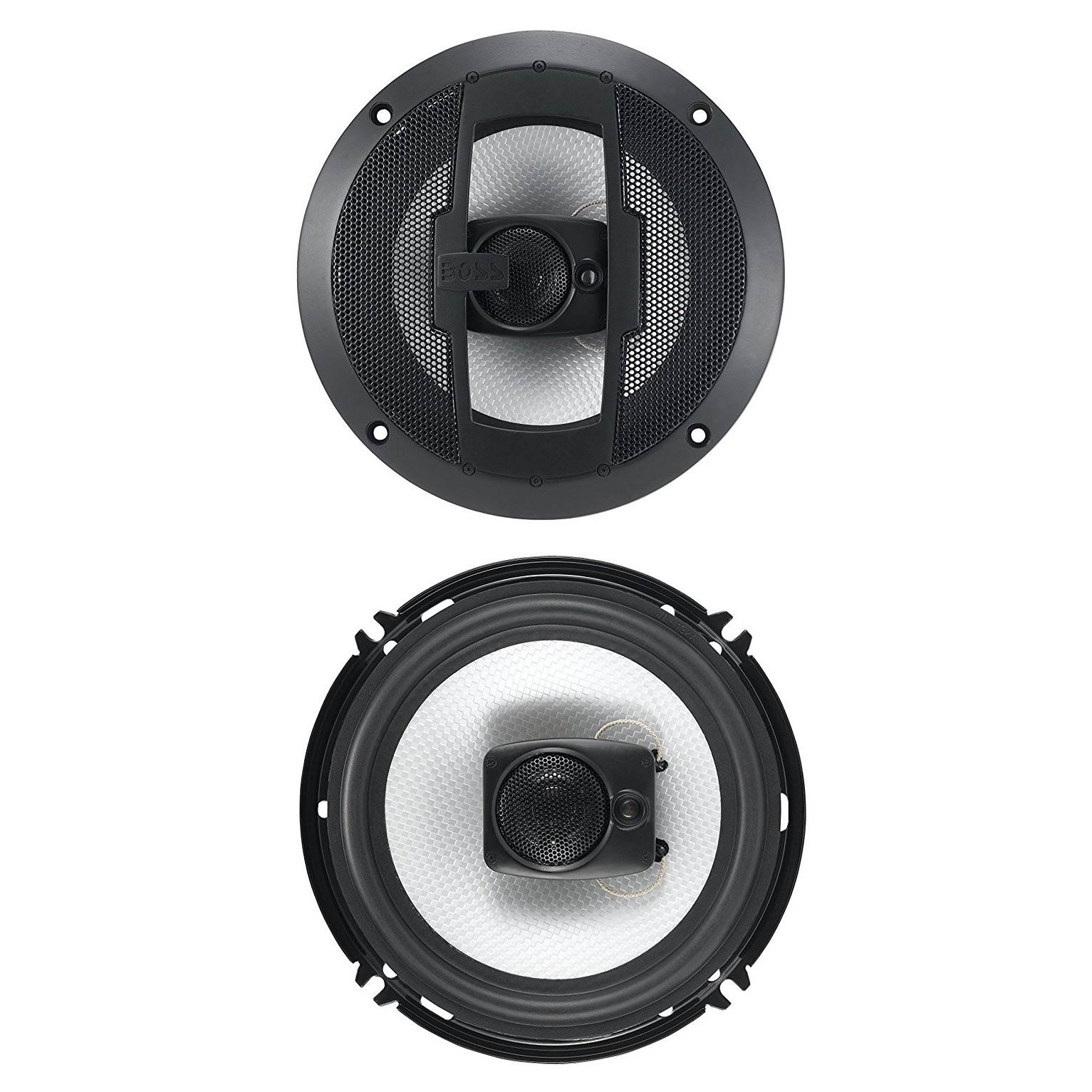 Boss 508UAB In-Dash Bluetooth CD Player Receiver with R63 6.5" 300W Speakers