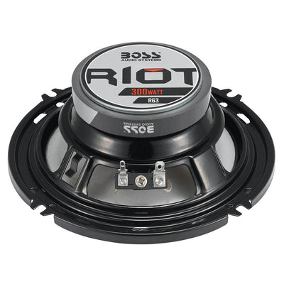Boss 508UAB In-Dash Bluetooth CD Player Receiver with R63 6.5" 300W Speakers