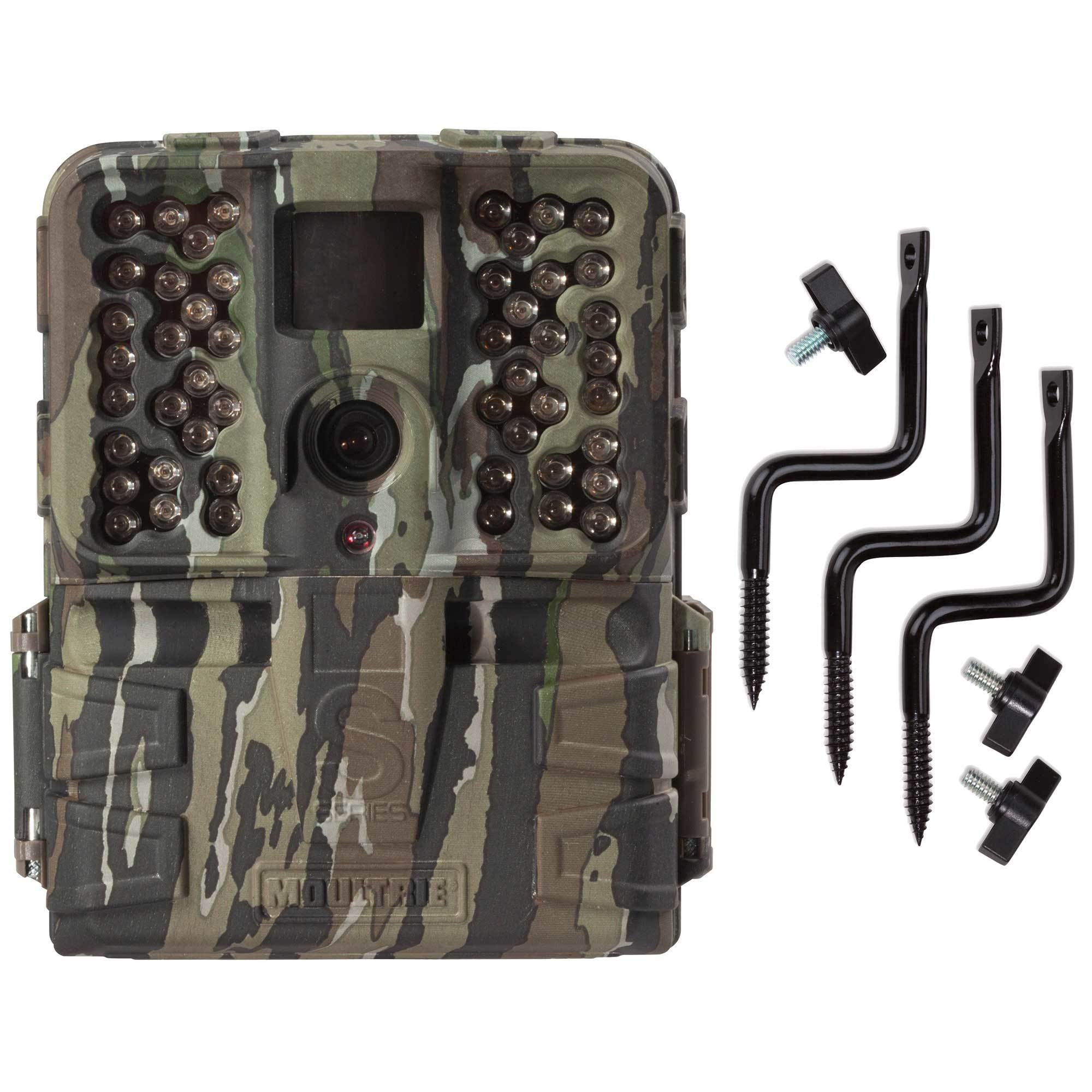 Moultrie S50i 20MP 80' FHD Video No Glow Infrared Game Trail Camera + Tree Mount