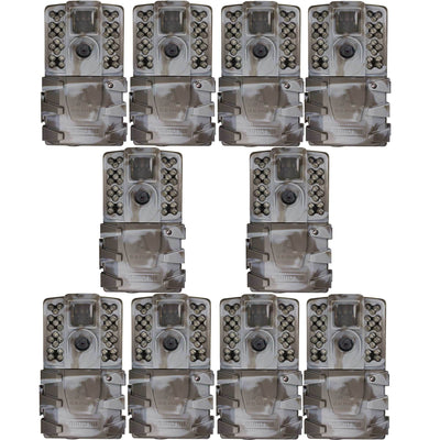 Moultrie A-35 14MP 60' HD Video Low Glow Infrared Game Trail Camera (10 Pack)