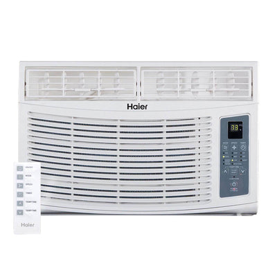 Haier 6,000 BTU 115V Electric Window Air Conditioner Unit w/ Remote (Open Box)
