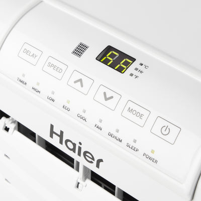 Haier Portable 10,000 BTU AC Air Conditioner Unit with Remote, White (Used)