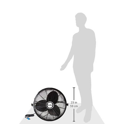 Air King 20" 1/6 HP 3-Speed Non-Oscillating Enclosed Wall Mount Fan (2 Pack) - VMInnovations