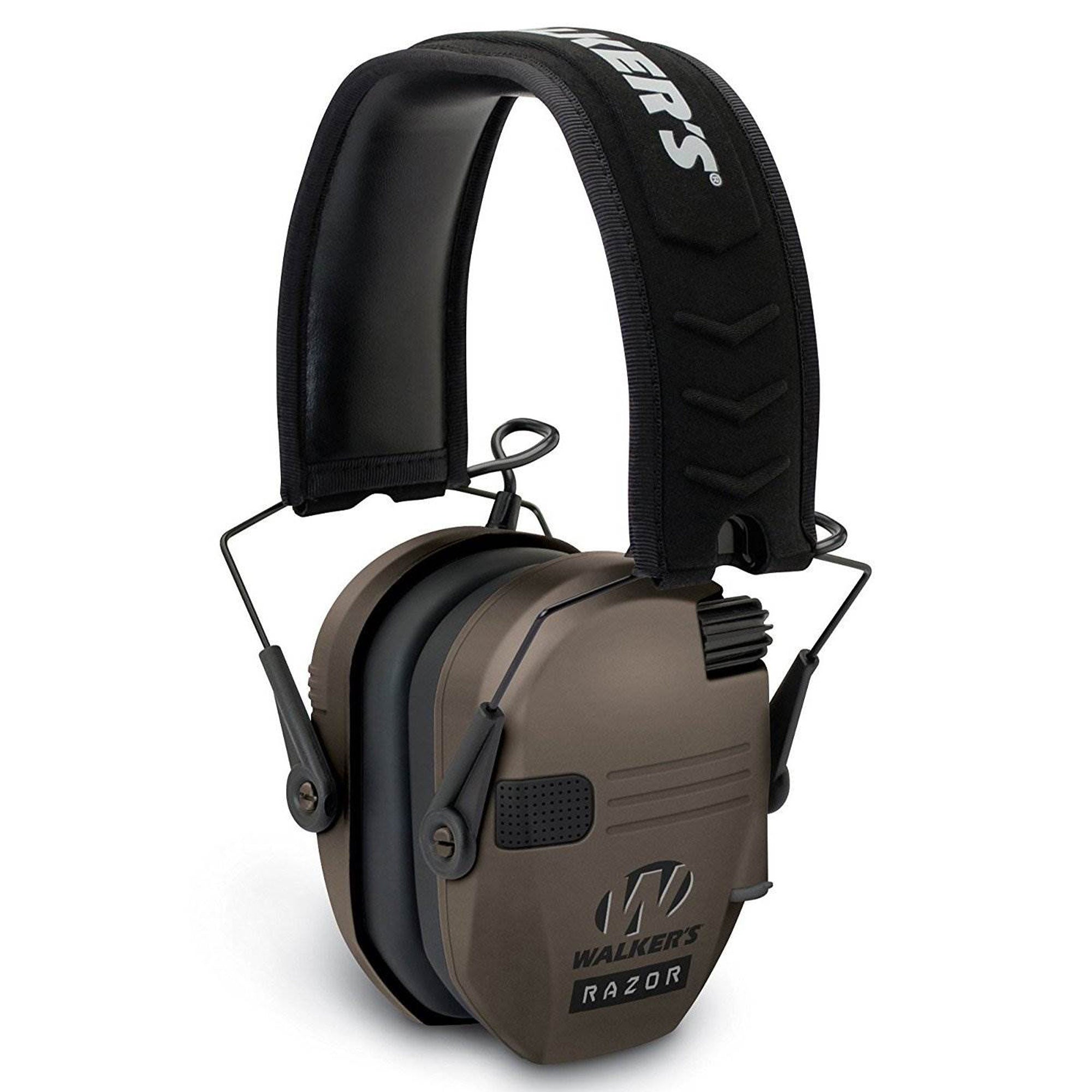 Walker's Razor Slim Shooter Electronic Hearing Protection Earmuff, 2 Pack - VMInnovations