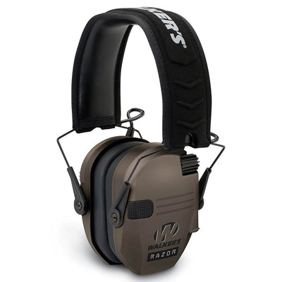 Walker's Razor Slim Shooter Electronic Hearing Protection Earmuff, (2 Pack)
