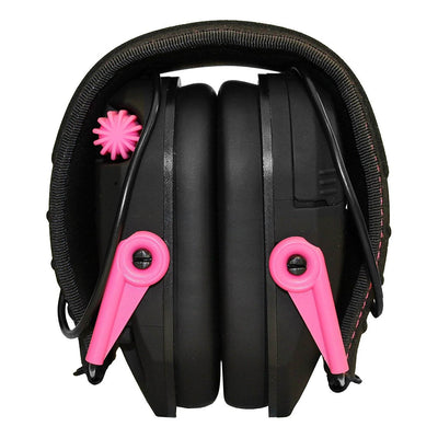 Walkers Razor Hearing Protection Pink Slim Shooter Folding Earmuffs, 2 Pack
