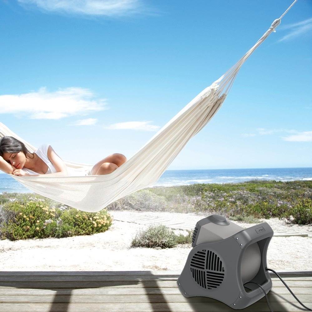 Lasko Misto Outdoor Patio Mister Portable Cooling Water Misting Fan (2 Pack)