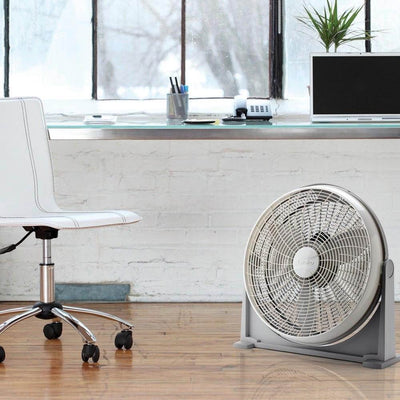 Lasko 20 Inch 3 Speed Cooling Air Circulator Portable Floor Fan, Gray (4 Pack) - VMInnovations