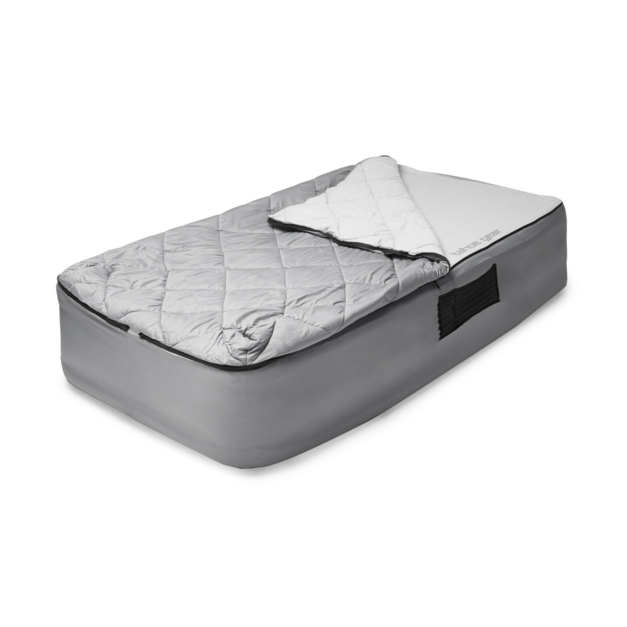 Tahoe Gear Twin Sized Air Mattress Fitted Sheet & Blanket Bed Kit (Open Box)