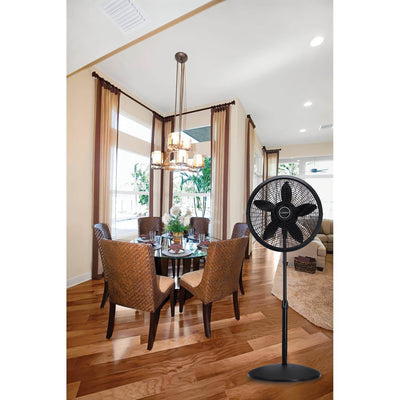 Lasko 18" Elegance & Performance 3 Speed Oscillating Stand Pedestal Fan (2 Pack)