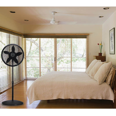 Lasko 18" Elegance & Performance 3 Speed Oscillating Stand Pedestal Fan (2 Pack)