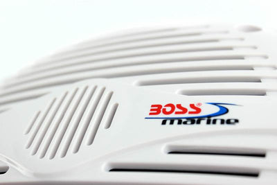 BOSS MR60W 6.5" 2-Way 200W Marine/Boat Speakers Water Resistant White