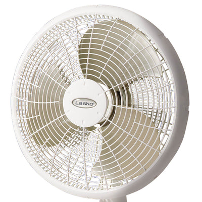 Lasko 16 Inch Performance Portable Oscillating Floor Table Fan, White (4 Pack)