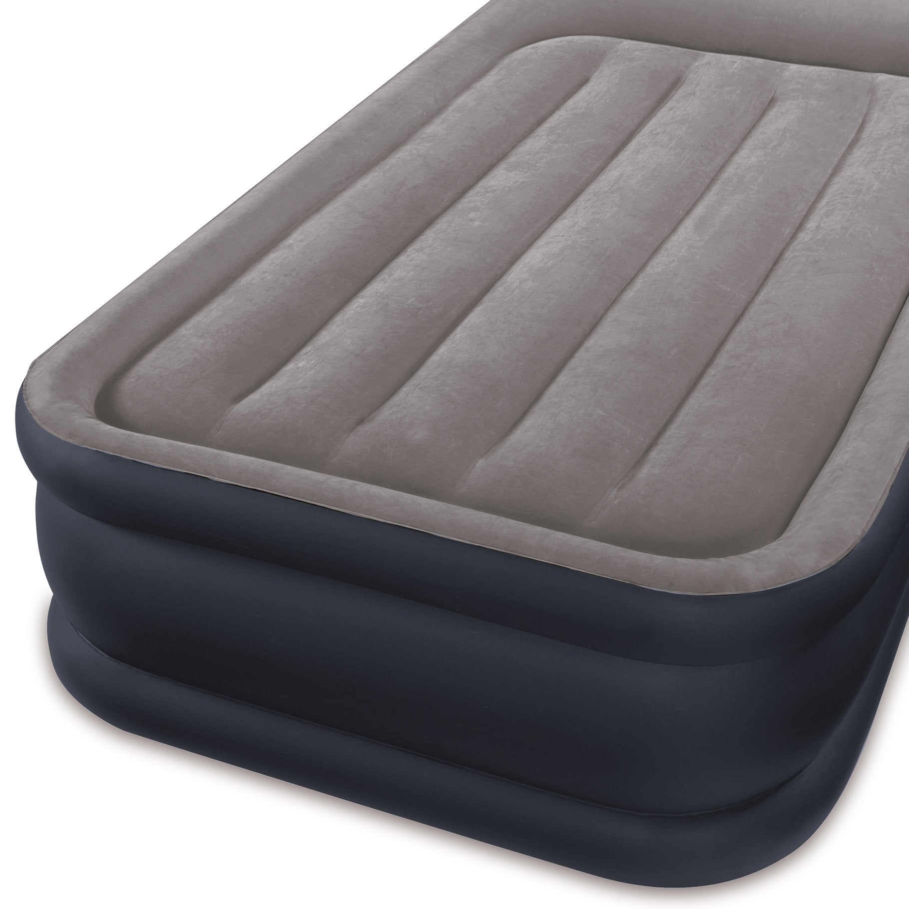 Intex Dura Beam Deluxe Pillow Rest Twin Raised Airbed w/ Built in Pump (10 Pack) - VMInnovations