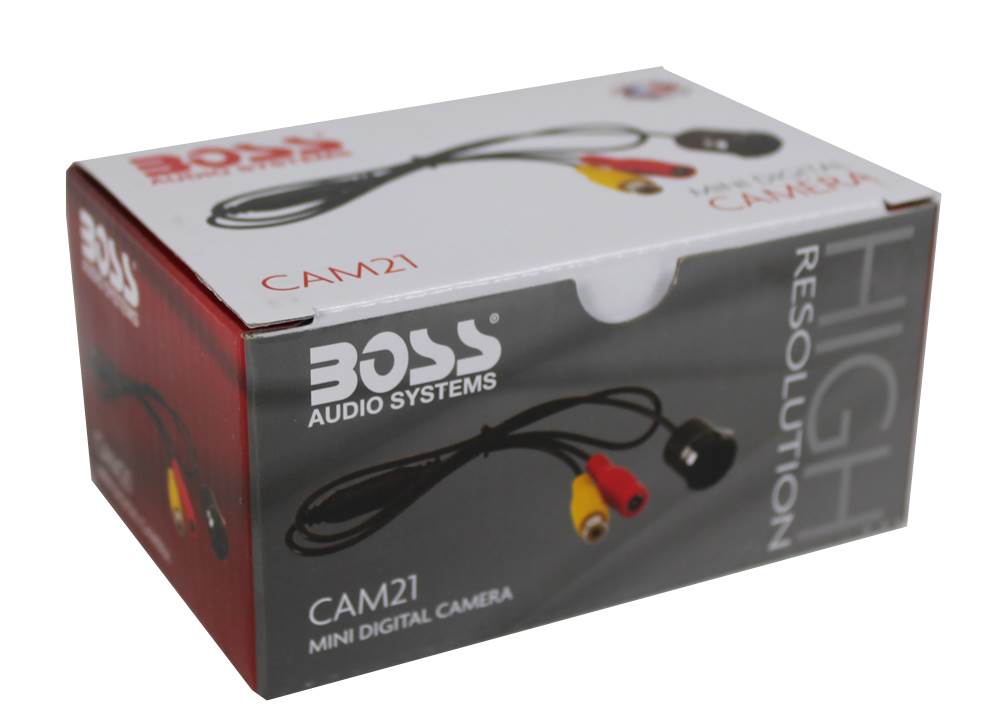 NEW BOSS CAM21 High Resolution Weatherproof Rearview Backup Color Camera