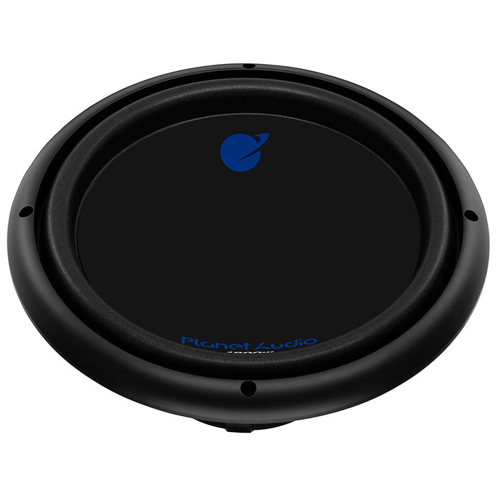 QPower 4 Hole 12 Inch Enclosure and Planet Audio AC12D 1800W Subwoofer (2 Pack)