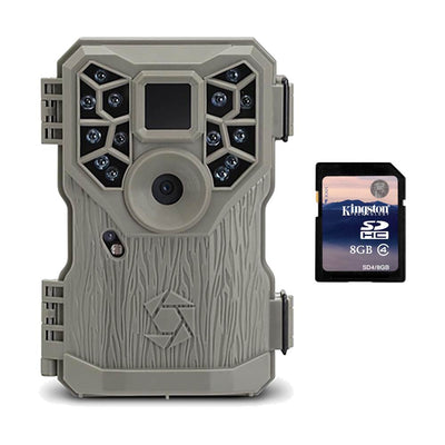 Stealth Cam 8MP 14 IR Emitter Hunting Game Trail Camera with Video + 8GB SD Card