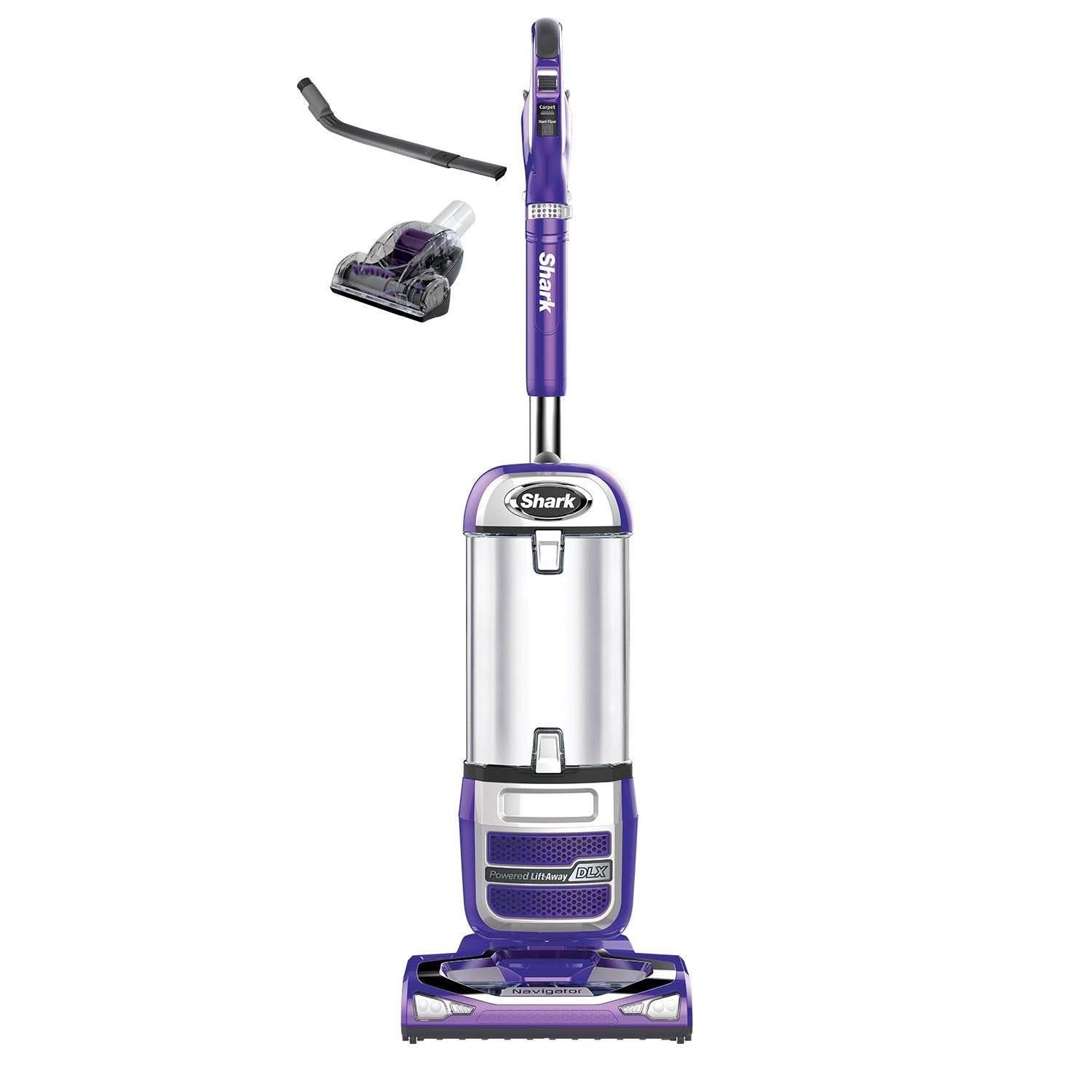 Shark Navigator Powered Lift Away Upright Vacuum, Purple (Refurbished)(Open Box)