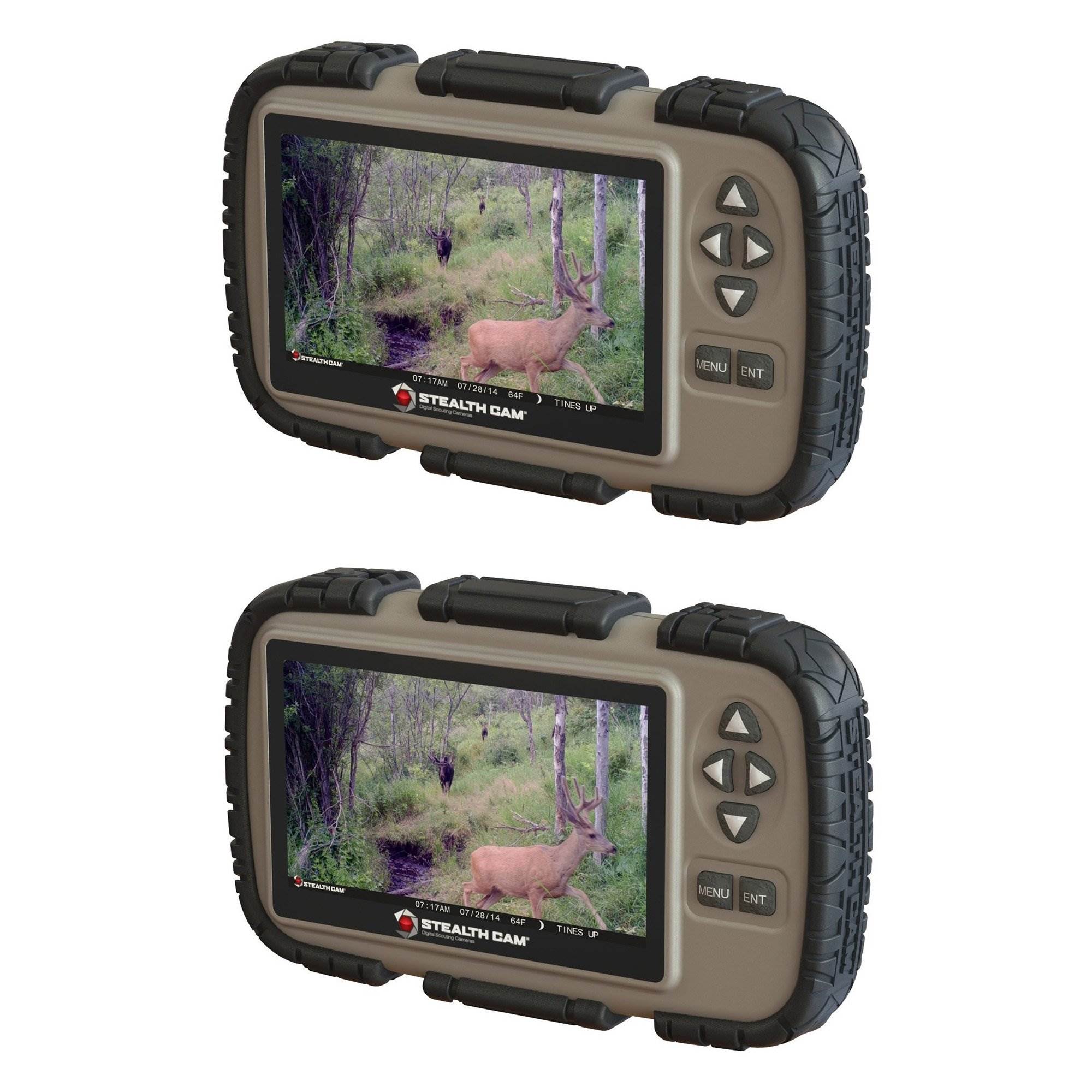 Stealth Cam CRV43 4.3" LCD Screen Game Photo Viewer & SD Card Reader (2 Pack)