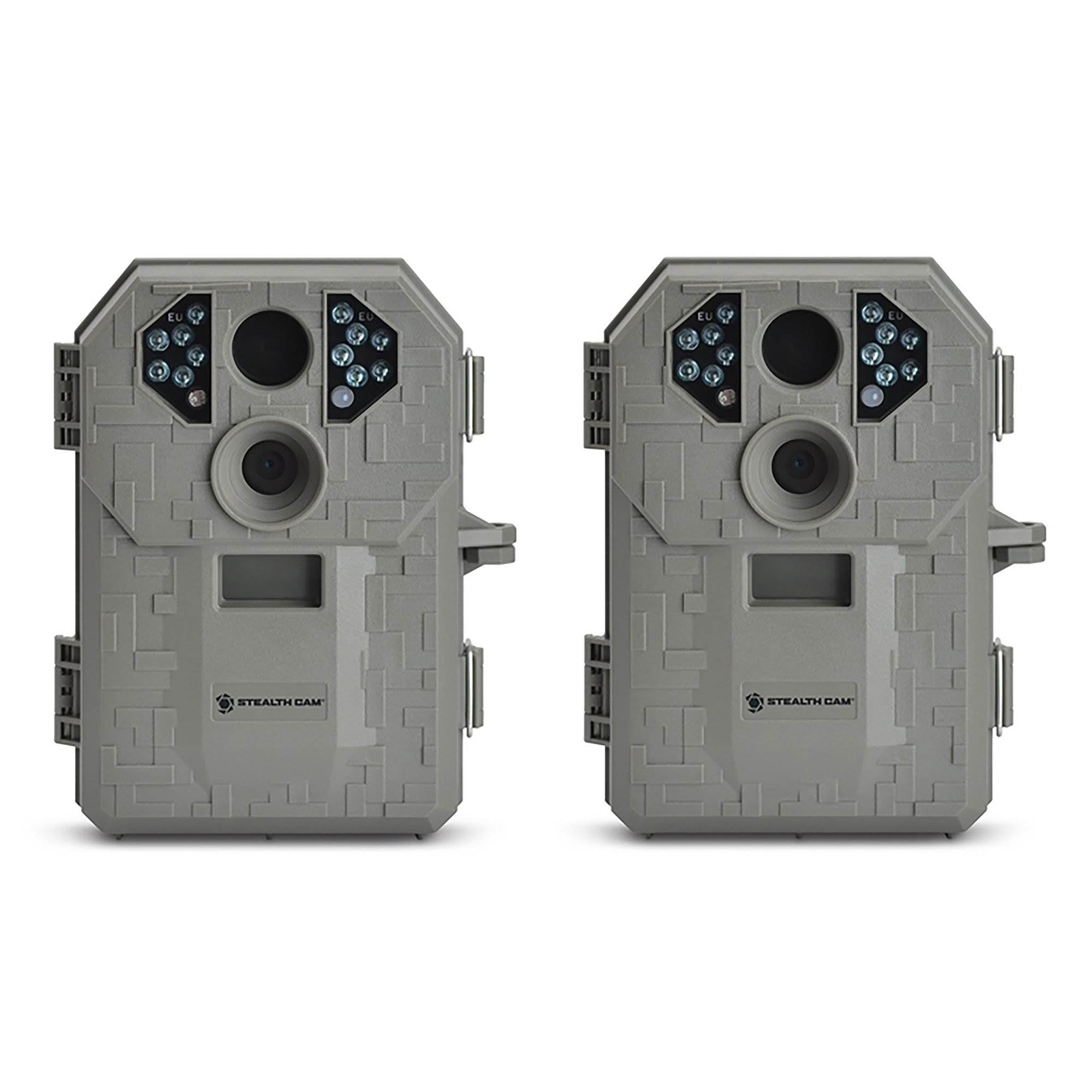 Stealth Cam P12 IR 6.0 MP Scouting Trail Hunting Game Camera with Video (2 Pack)
