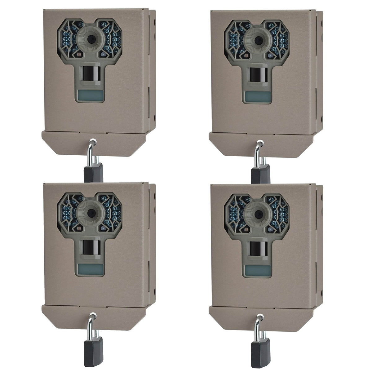Stealth Cam Steel Security Trail Game Camera Bear Box for G Series Cams (4 Pack)