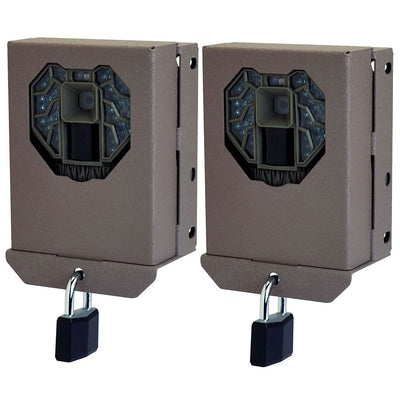 Stealth Cam Steel Security Trail Game Camera Bear Box for G Pro Series (2 Pack)