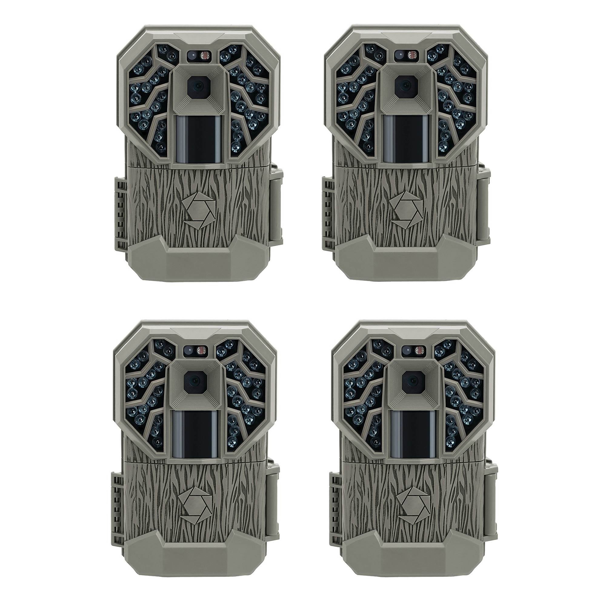 Stealth Cam G34 Pro 12 MP 4 Resolution HD Video 80' Range Game Camera (4 Pack)