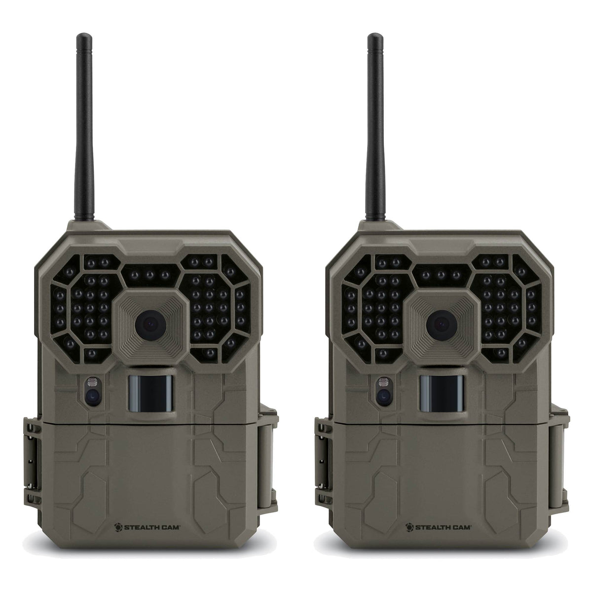 Stealth Cam GXW 12MP 1080p HD iOS & Android Wireless Game Trail Camera, 2 Pack