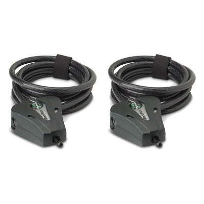Stealth Cam 6' Master Python Black Security Lock Cable for Game Cameras, 2 Pack - VMInnovations