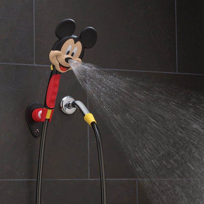 Oxygenics Disney Mickey Mouse 3-Setting Kids' Handheld Shower Head, Red (Used)