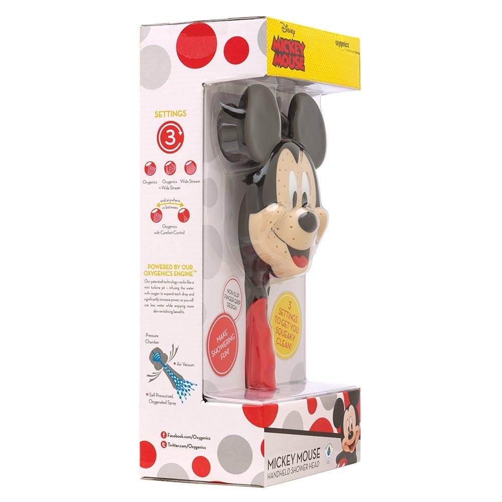 Oxygenics Disney Mickey Mouse 3 Setting Kids Handheld Shower Head (Open Box)