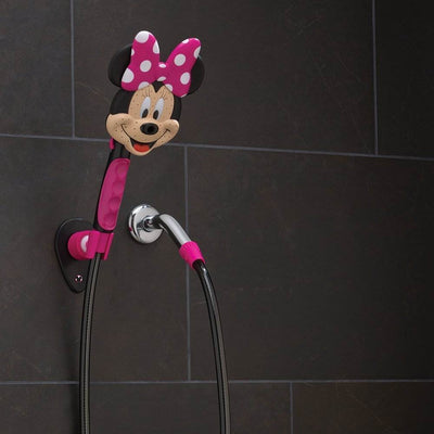 Oxygenics Disney Minnie Mouse 3 Setting Handheld Shower Head, Pink (Open Box)