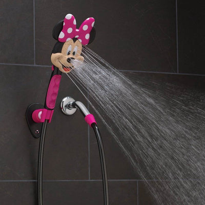 Oxygenics Disney Minnie Mouse 3 Setting Handheld Shower Head, Pink (Open Box)